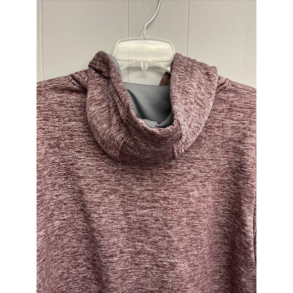 Under Armour Hoddie‎ Loose Mens Large Red Long Sleeves Pullover Logo Medium - Picture 7 of 9